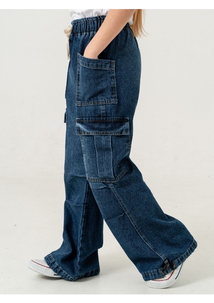 Kız Çocuk Dizi Pileli Ispanyol Kot Pantolon 2200 modelleri