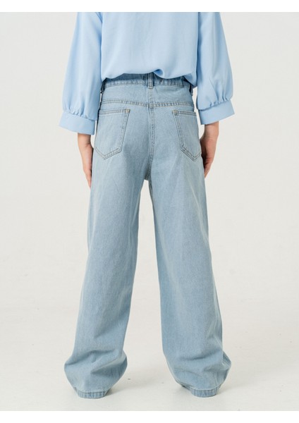 Kız Çocuk Dizi Açık Kot Pantolon 2181 modelleri