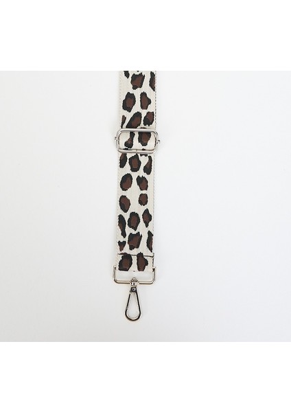 Leopard Pattern Chevron Ayarlanabilir Çanta Sapı (110 Cm) )4cm)