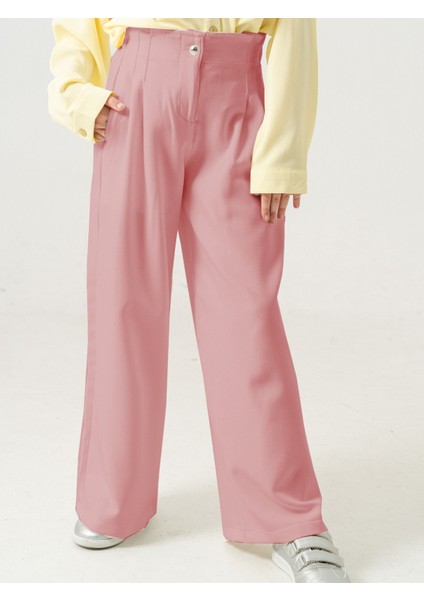 Kız Çocuk Çift Pileli Pantolon 2567