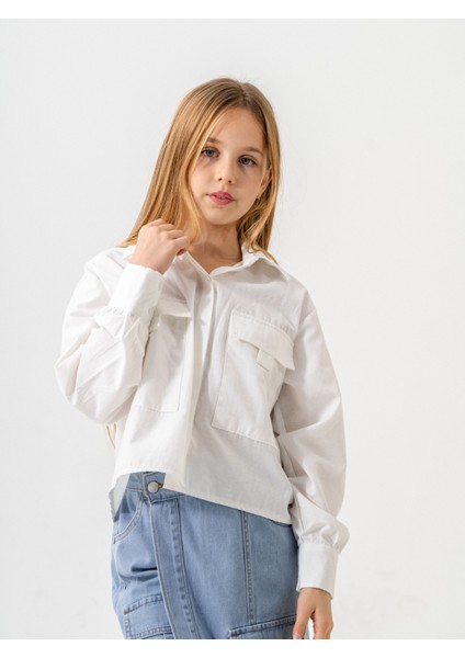Kız Çocuk Gizli Patlı Gömlek 3161 fiyatları