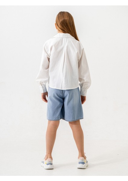 Kız Çocuk Gizli Patlı Gömlek 3161 fırsatları