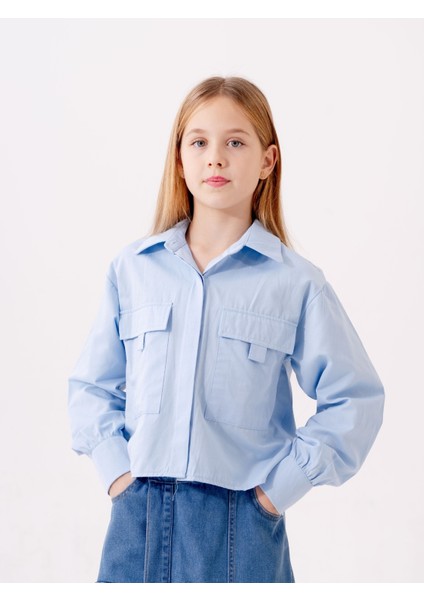 Kız Çocuk Gizli Patlı Gömlek 3161