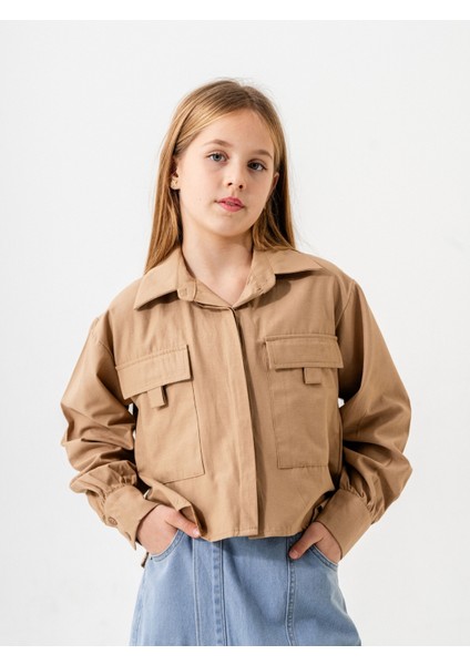 Kız Çocuk Gizli Patlı Gömlek 3161