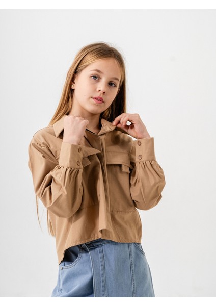 Kız Çocuk Gizli Patlı Gömlek 3161 fiyatları