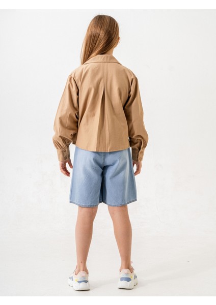 Kız Çocuk Gizli Patlı Gömlek 3161 fırsatları