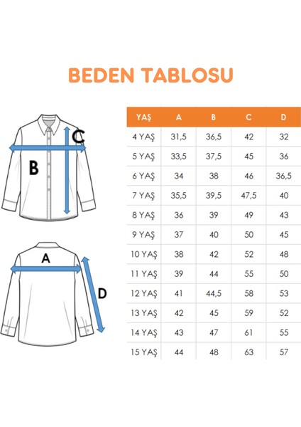 Kız Çocuk Çift Yakalı Gömlek 3152