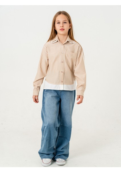 Kız Çocuk Çift Yakalı Gömlek 3152 fiyatları