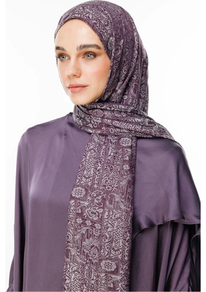 Henna Desen Çift Taraflı Şal Mor-Gri fiyatları
