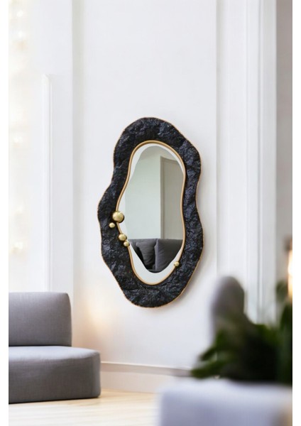 Siyah Metal Duvar Aynası modelleri