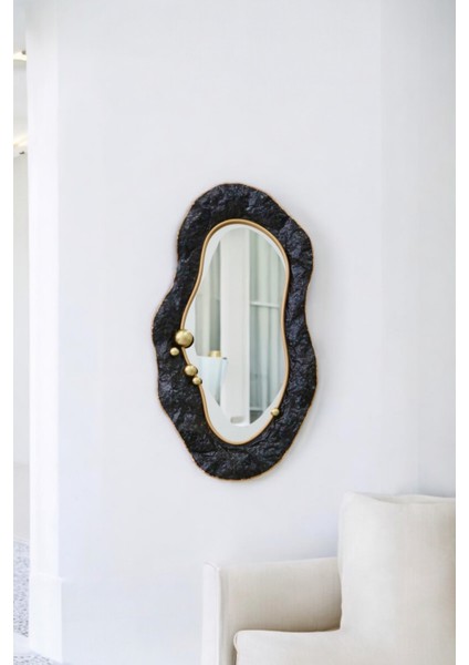 Siyah Metal Duvar Aynası fırsatları