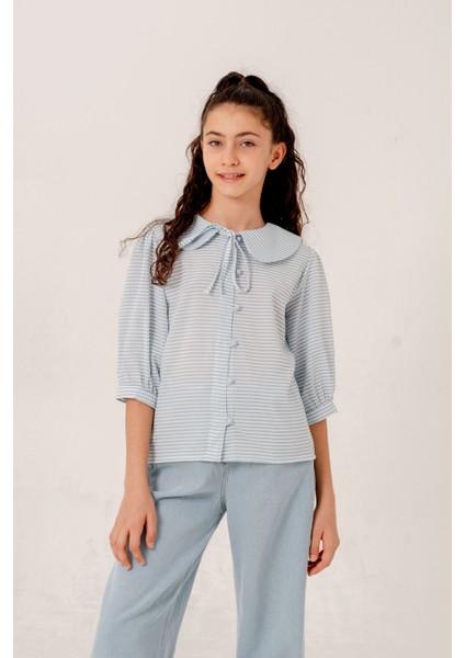 Kız Çocuk Bebe Yakalı Gömlek 3162