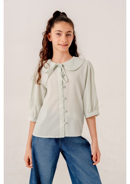 Kız Çocuk Bebe Yakalı Gömlek 3162 fiyatları