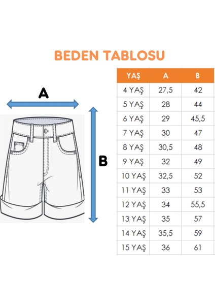 Kız Çocuk Pileli Şort 2864