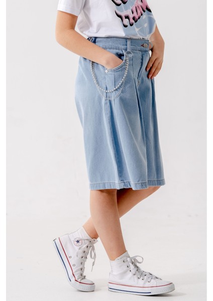 Kız Çocuk Pileli Şort 2864 modelleri