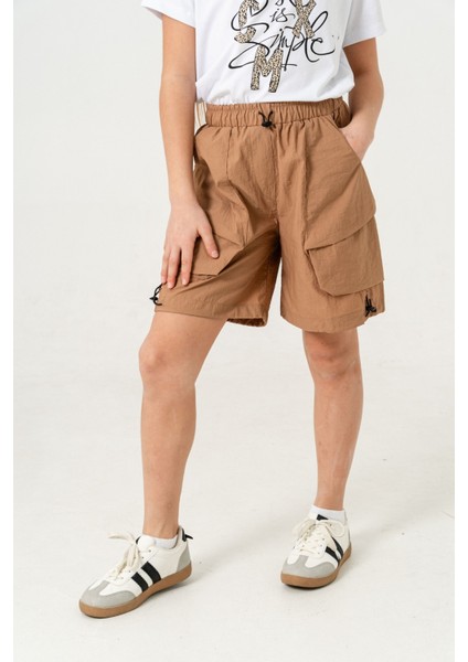 Kız Çocuk Paraşüt Şort 2855