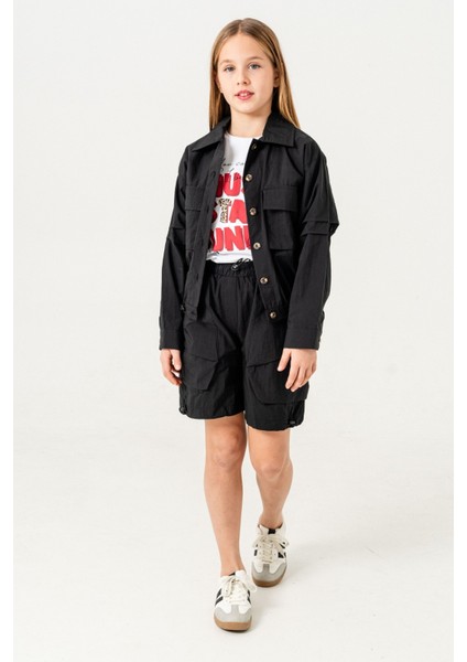 Kız Çocuk Paraşüt Şort 2855 fiyatları