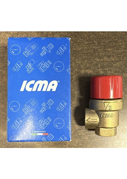 Icma Emniyet Ventili ½’’ - 8 Bar - 91241ADAQ - Italyan
