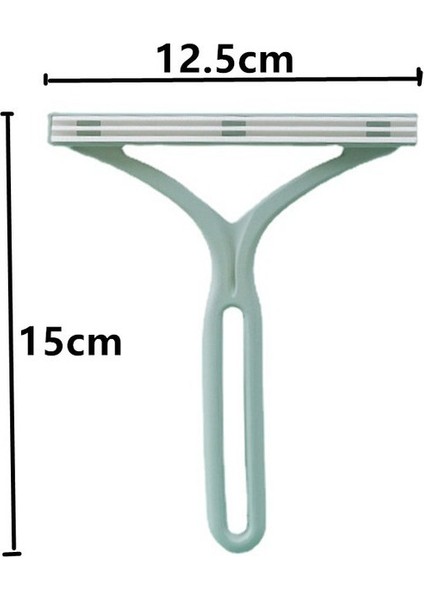 Silikon Çift Taraflı Kedi Köpek Kıl Tüy Temizleyici Tarak | Yeşil | 1 Adet