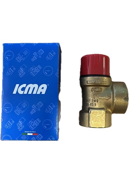 Icma Emniyet Ventili 1’'- 4 Bar - 91241AFAH - Italyan
