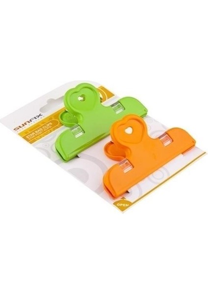 ® 2li Pratik Torba Paket ve Poşet Kapatıcı Kilitli Klips Mandal fırsatları