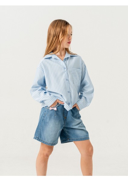 Kız Çocuk Cep Pensli Kot Şort 2862 fiyatları