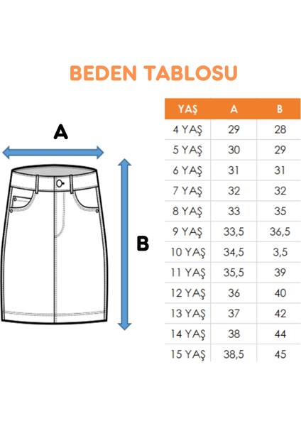 Kız Çocuk Cep Pensli Kot Şort 2862