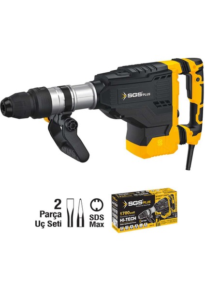SGS5186 - 11 kg Elektropnomatik Kırıcı Hilti Sds Max 1700 Watt 45 Joules modelleri