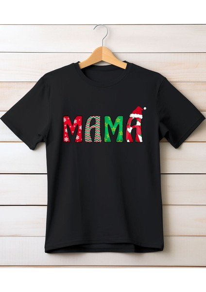 Kadın Anne/mama/mother Baskılı T-Shirt