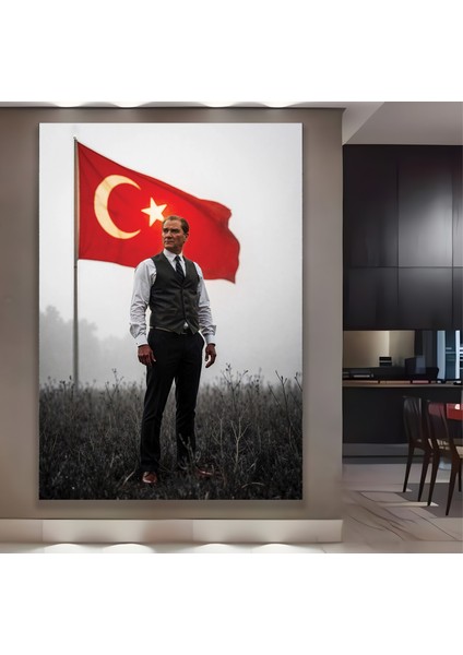 Mustafa Kemal Atatürk Kanvas Tablo