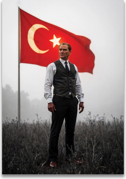 Mustafa Kemal Atatürk Kanvas Tablo indirimleri