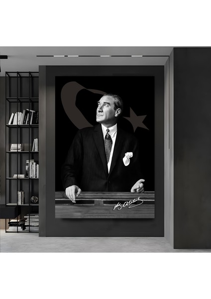 Mustafa Kemal Atatürk Kanvas Tablo