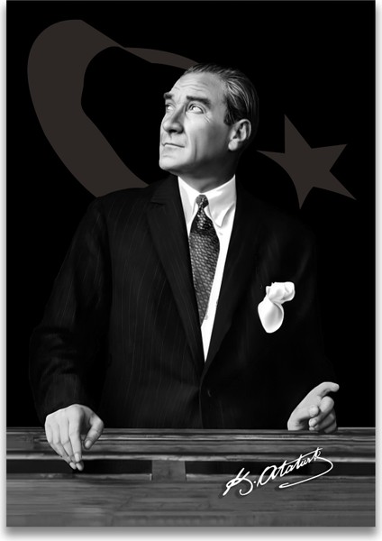 Mustafa Kemal Atatürk Kanvas Tablo