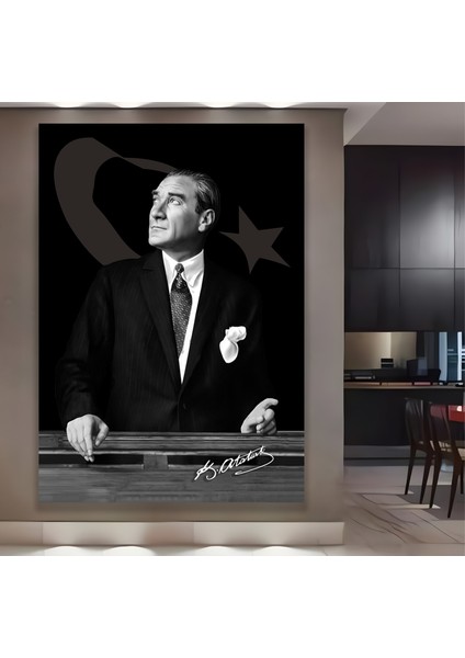 Mustafa Kemal Atatürk Kanvas Tablo