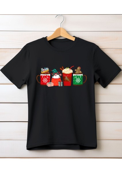 Christmas Coffee Baskılı T-Shirt