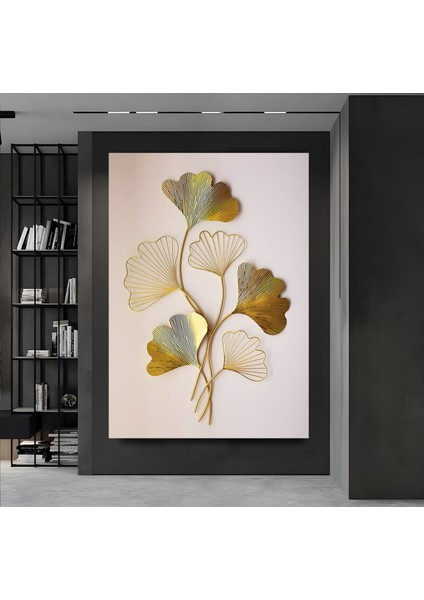 Gold Yapraklar Kanvas Tablo modelleri