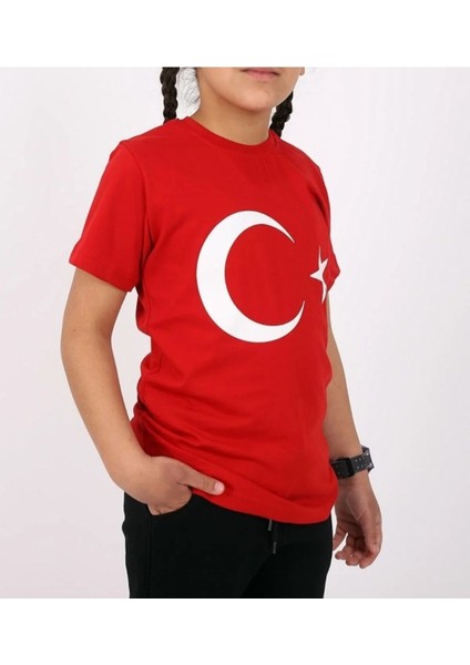 Atatürk Baskılı Beyaz Çocuk Tişört fırsatları