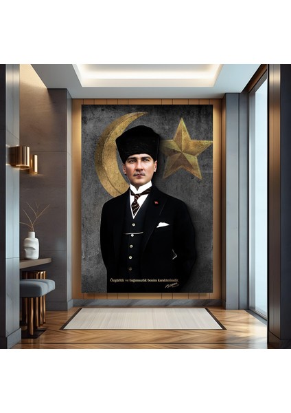 Mustafa Kemal Atatürk Kanvas Tablo