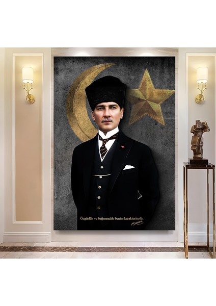 Mustafa Kemal Atatürk Kanvas Tablo fiyatları