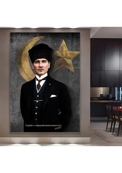 Mustafa Kemal Atatürk Kanvas Tablo indirimleri