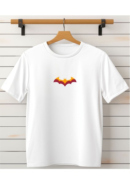 Sarı Kırmızı Taraftar Baskılı T-Shirt