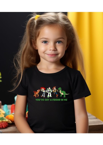 Kardeş Kombin Tişört- Oyuncak Hikayesi Baskılı Çocuk Tişört/t-Shirt (Tek Adet)