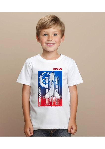 Baskılı Bisiklet Yaka Çocuk Tişört/t-Shirt- (Tek Adet Fiyatıdır)-Erkek Çocuk Tişörtü