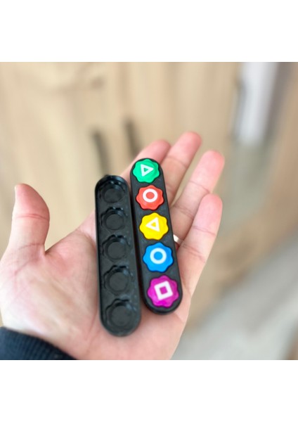 Squid Game Beş Taş - Kutulu Model - Renkli Taş Gonggi