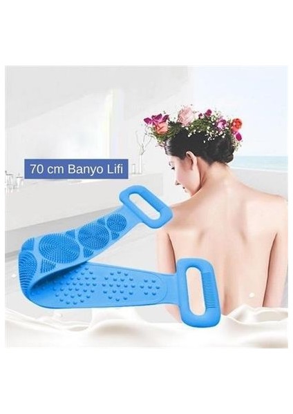 Buffer® Çift Taraflı Banyo Hamam Lifi Silikon Masajlı Yumuşak Duş Lifi Uzun Ömürlü Hazır Banyo Keses fiyatları