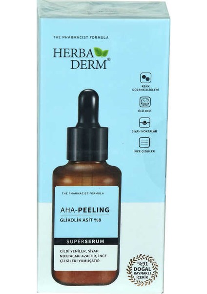 Superserum Aha-Peeling Doğal Yüz Serumu 30 ml