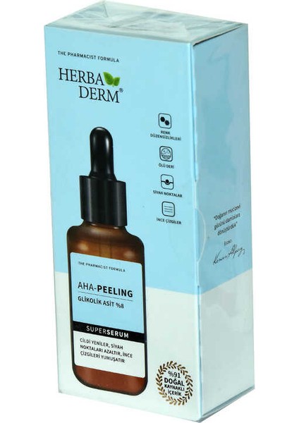 Superserum Aha-Peeling Doğal Yüz Serumu 30 ml