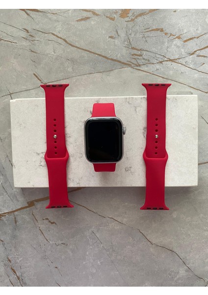 Apple Watch 42-44-46-48-49MM 10 9 8 7 6 5 4 Se Ultra Pro Starlink Solmaz Silikon Kordon Kayış