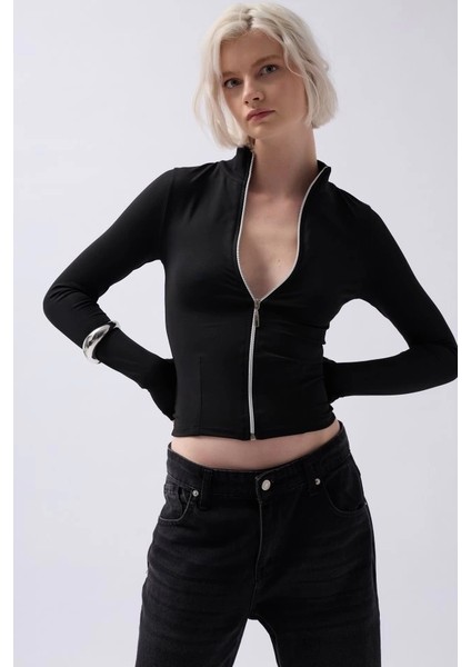 Fermuar Detaylı Bluz fırsatları