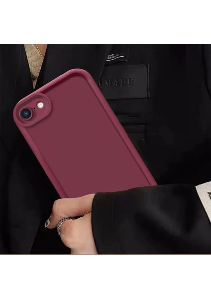 Apple iPhone 16E Kılıf Yumuşak Renkli Lansman Silikon Kapak Kamera Korumalı Çıkıntılı 3D Kalın Kenarlı fırsatları
